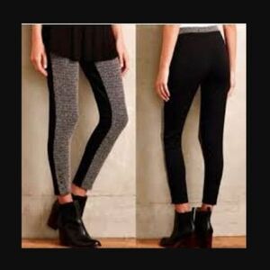 Anthro Lilka Multi-Media Skinny Leg Dress Pants Sz M EUC Career Office‎ Workwear